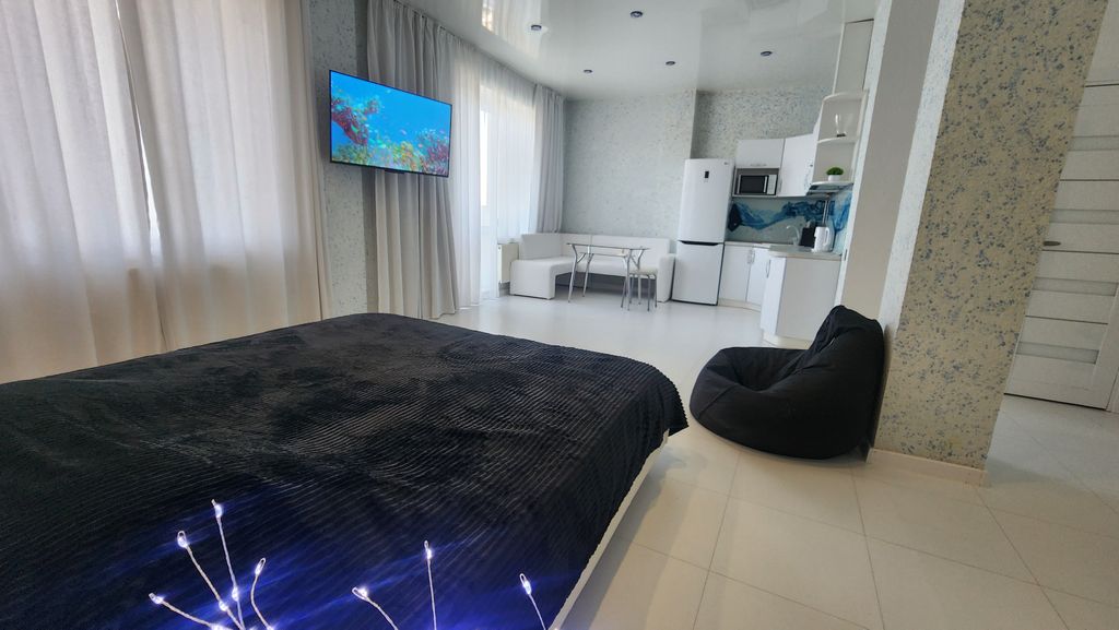 Студия 42 м²: интерьер, фотография 2